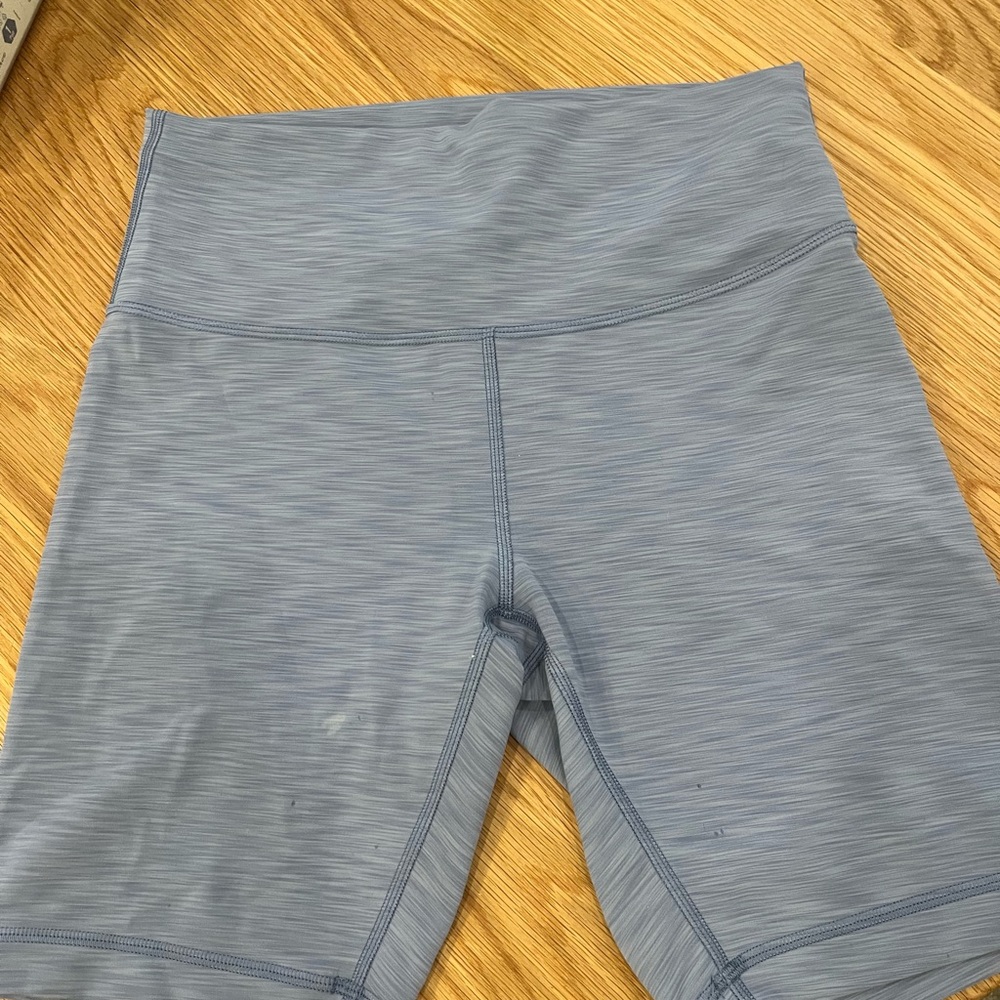 Women's Lululemon Blue Bike Shorts
